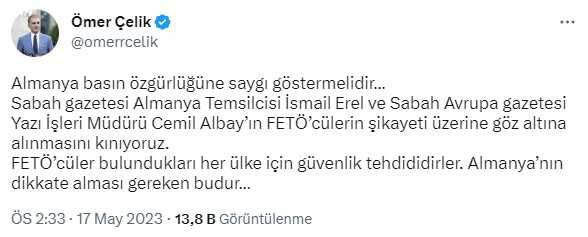 Alman polisi, Sabah Avrupa gazetesinin ofisini bastı, iki gazeteciyi gözaltına aldı