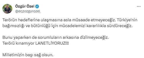 4 partinin ortak metnine imza atmayan CHP'den ayrı bildiri: Terörü kınamıyor lanetliyoruz