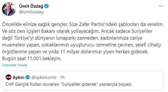 SON DAKİKA Ümit Özdağ basın açıklaması! Ümit Özdağ basın açıklaması CANLI İZLE!