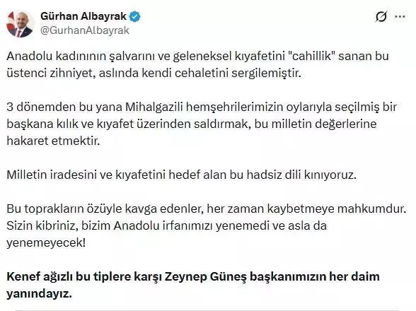 Belediye başkanını kıyafeti üzerinden hedef alan şahıs gözaltına alındı