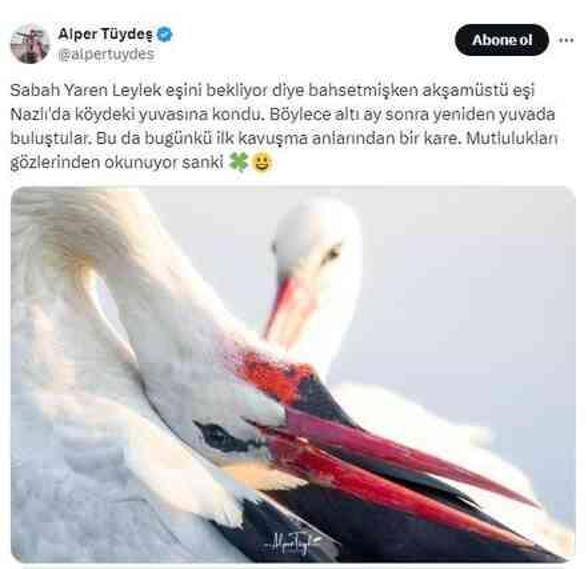 Milyonlarca kişinin gözdesi Yaren Leylek'in eşi Nazlı'ya kavuşma anı kameraya yansıdı