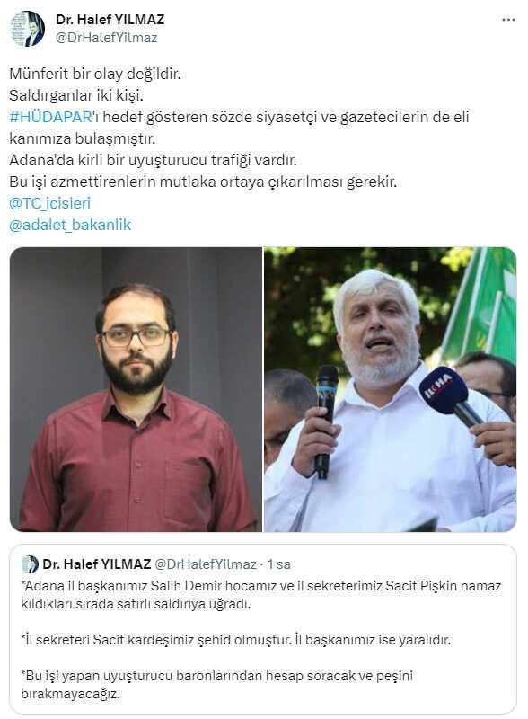 HÜDA PAR Genel Başkan Yardımcısı Halef Yılmaz: Münferit bir olay değil