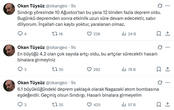 Profesörden 6.1'lik deprem için çarpıcı yorum: Nagazaki atom bombasına eşdeğer