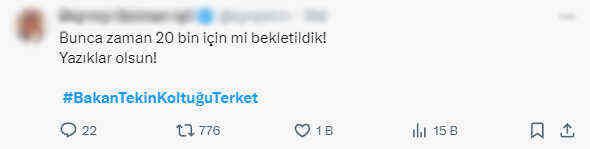 Milli Eğitim Bakanı Tekin'e tepkiler çığ gibi! Mülakat ve kontenjan sayıları sonrası istifa çağrıları yapılıyor