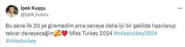 Miss Turkey'de ilk 20'ye giremeyen İpek Kuşçu güzelliğiyle büyüledi