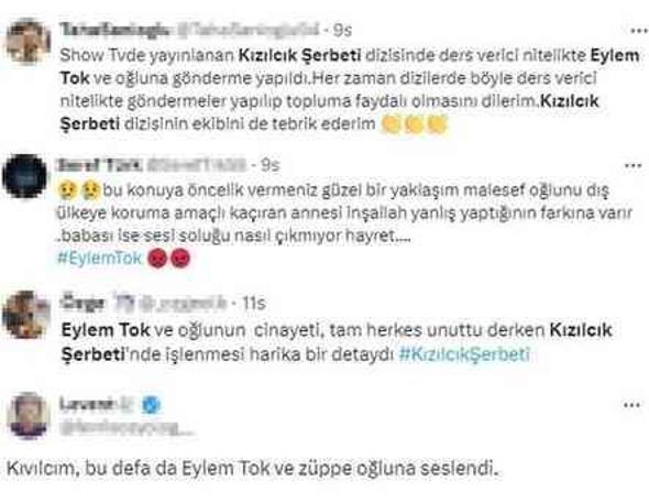 Kızılcık Şerbeti dizisinden çok konuşulacak Eylem Tok göndermesi