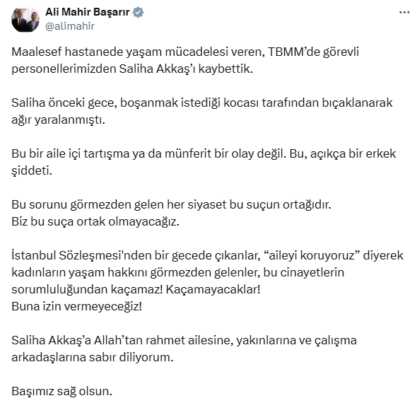 Saliha Akkaş kimdir? Saliha Akkaş neden öldü?