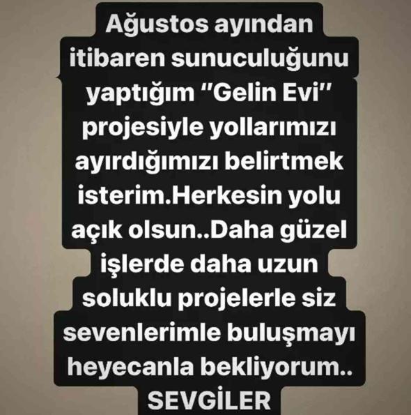 Ezgi Sertel Gelin Evi'nde neden yok? Ezgi Sertel açıklaması!