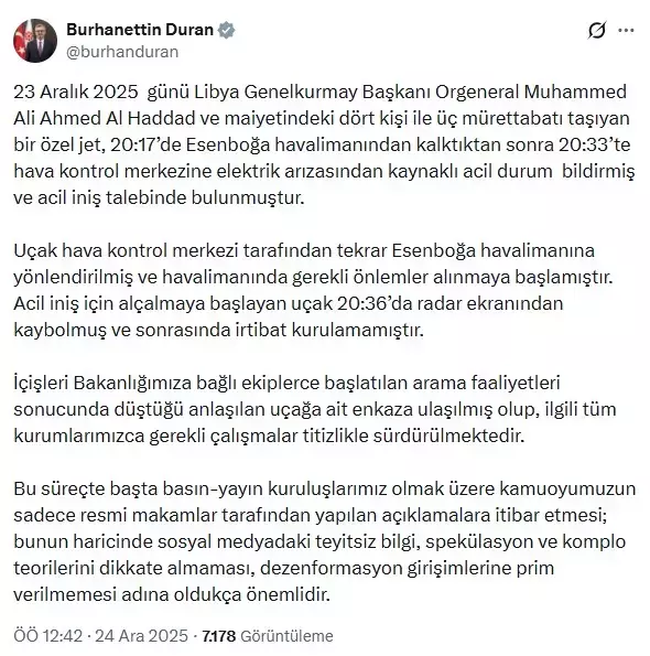 Esenboğa'dan kalkan özel jet düştü! Uçaktakiler hayatını kaybetti