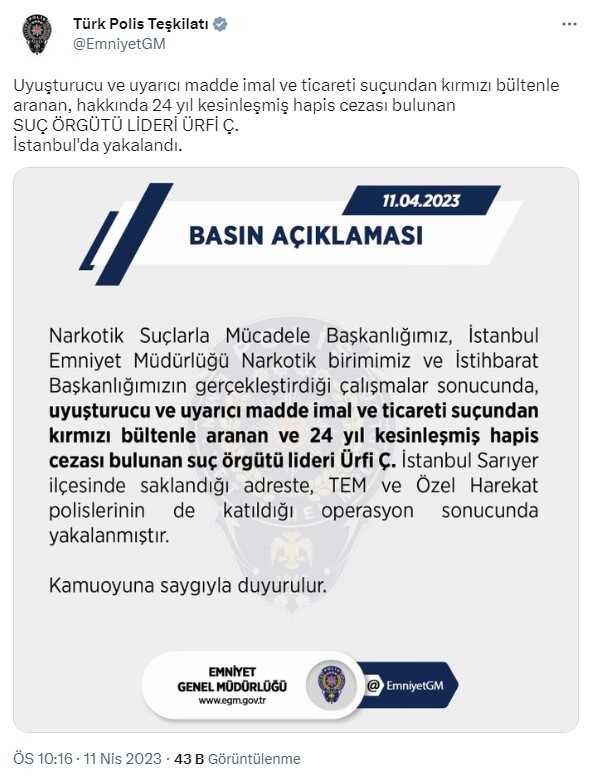 Urfi Çetinkaya kimdir? Kaç yaşında, nereli? Urfi Çetinkaya yakalandı mı, tutuklandı mı, nerede yakalandı?