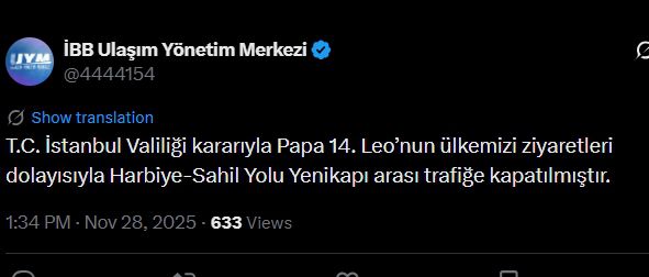 Sahil yolu kapalı mı, sahil yolu neden kapalı ne zaman açılacak?