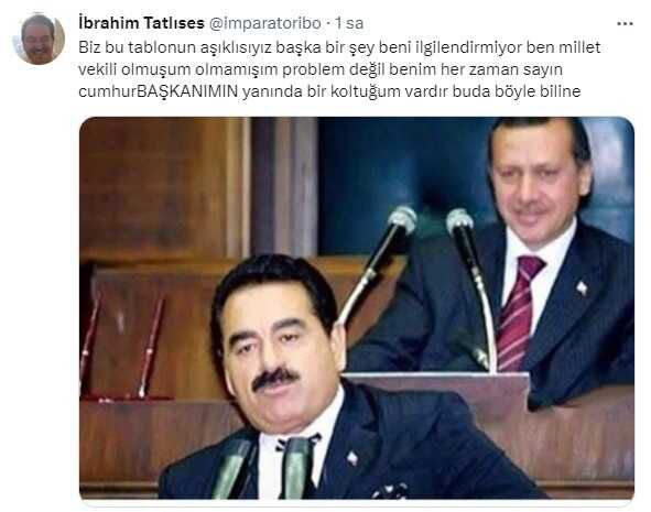 5. kez milletvekili seçilmeyen İbrahim Tatlıses'ten eleştirilere cevap: Cumhurbaşkanımın yanında bir koltuğum vardır