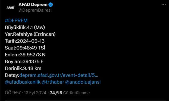 SON DAKİKA DEPREM: Deprem nerede oldu? Deprem ne zaman oldu?