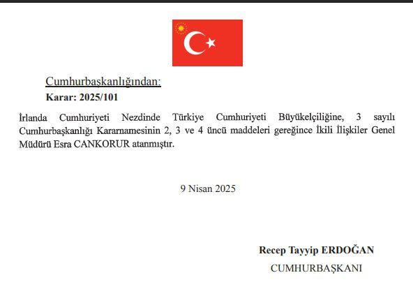 Yeni İrlanda Büyükelçisi Esra Cankorur kimdir? Esra Cankorur hayatı ve biyografisi!