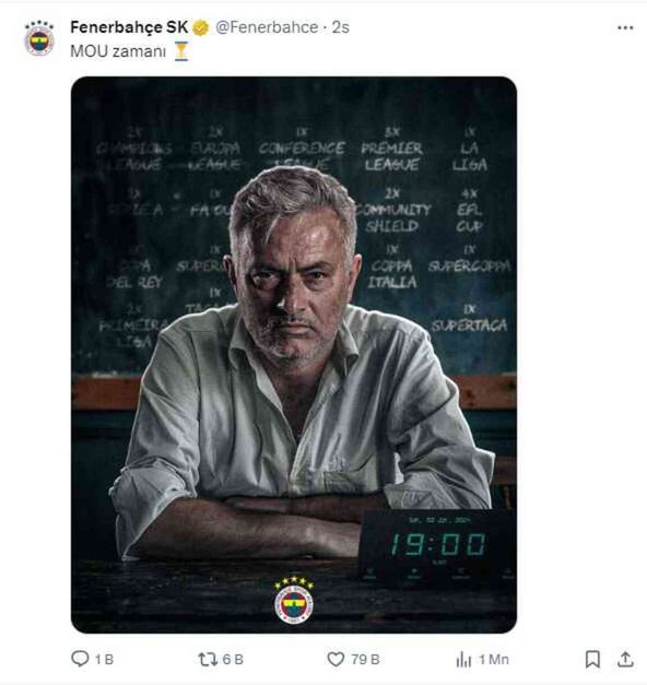 Fenerbahçe'de tarihi gün! Jose Mourinho için geri sayım başladı