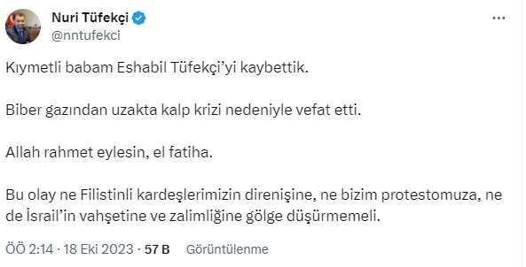 Saadet Partisi İstanbul İl Başkanı'nın babası, İsrail Konsolosluğu önündeki protestoda hayatını kaybetti