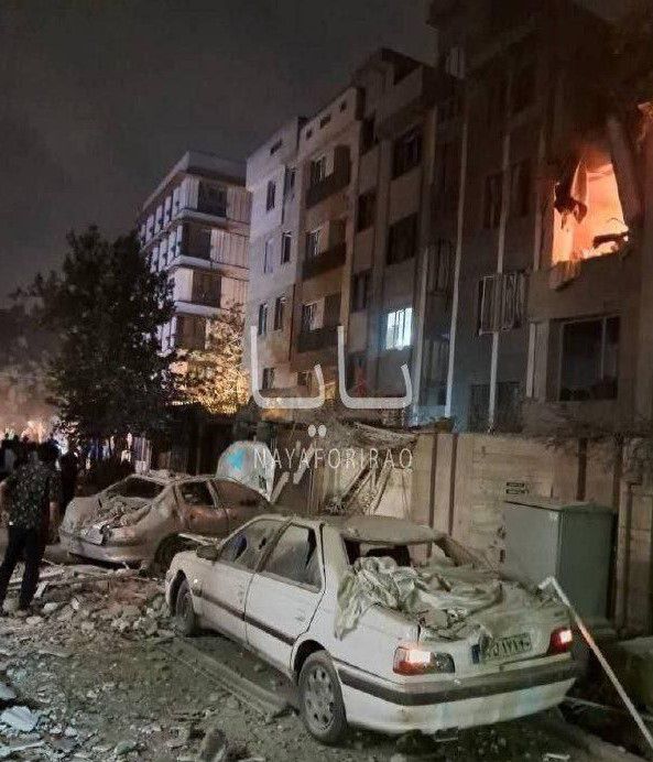 İşte İsrail'in İran saldırısından ilk görüntüler
