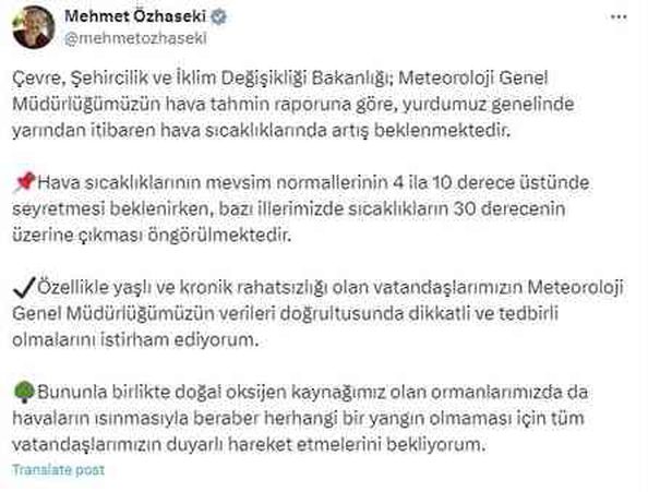 İstanbul'da sıcaklar ne zaman başlıyor? İstanbul bugün (16 Nisan) kaç derece sıcaktır? Bu hafta hava sıcak mı?