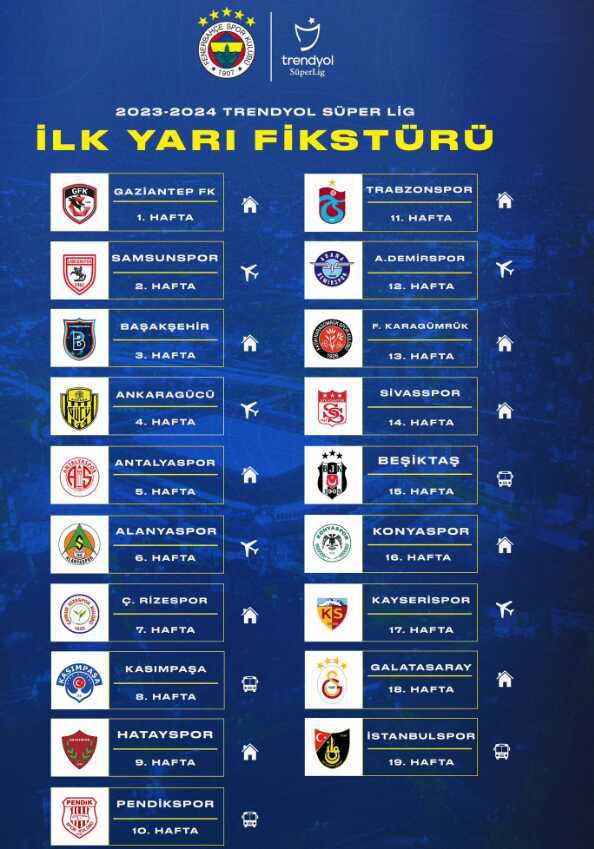 Nefesler tutuldu! İşte 3 büyüklerin yeni sezon fikstürü