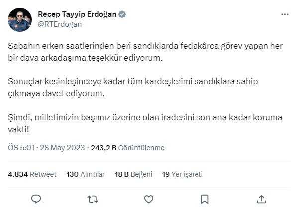 Cumhurbaşkanlığı 2. tur seçimi | Canlı takip