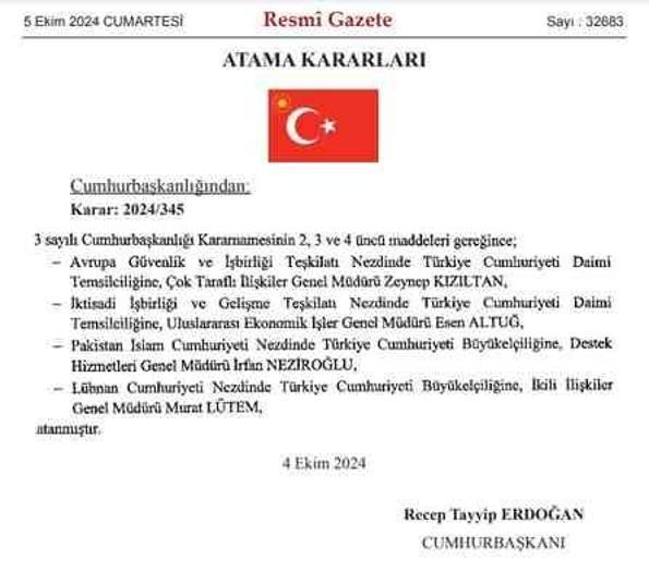 Yeni Lübnan Büyükelçisi Murat Lütem kimdir? Murat Lütem hayatı ve biyografisi