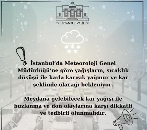 İstanbul okullar tatil mi SON DAKİKA? 11 Şubat Salı İstanbul'da yarın okullar yok mu (DAVUT GÜL – İstanbul Valiliği Açıklaması)?