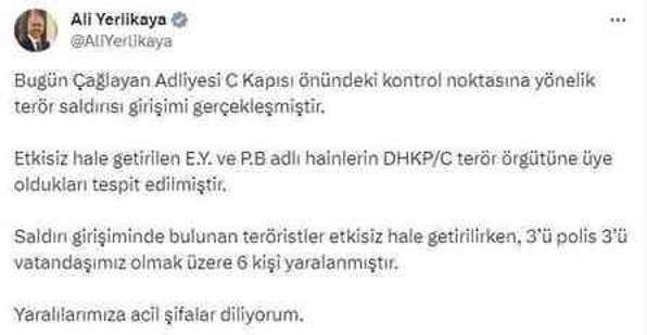 Çağlayan Adliyesi saldırganları DHKP/C terör örgütü üyesi çıktı