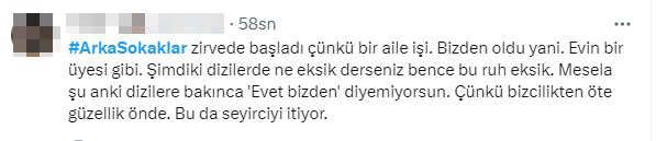 Arka Sokaklar ekrana döndü, seyirciler paylaşımlarla özlemlerini haykırdı