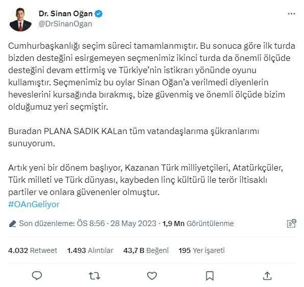 Cumhurbaşkanlığı 2. tur seçimi | Canlı takip