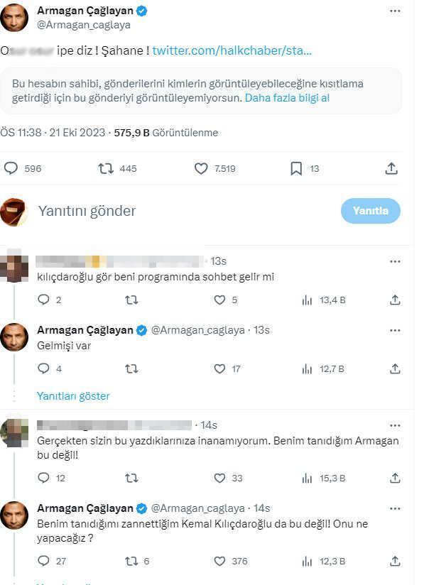 Kemal Kılıçdaroğlu'nun sözleri Armağan Çağlayan'ı sinirlendirdi! Yorumu şoke etti