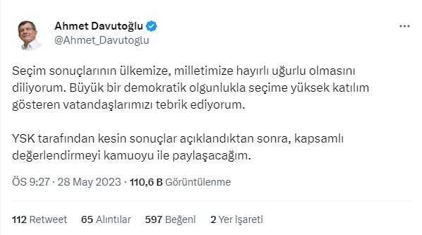 Cumhurbaşkanlığı 2. tur seçimi | Canlı takip