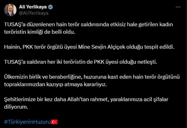 Mine Sevjin Alçiçek kimdir? Terörist Mine Sevjin Alçiçek öldürüldü mü? (TUSAŞ)