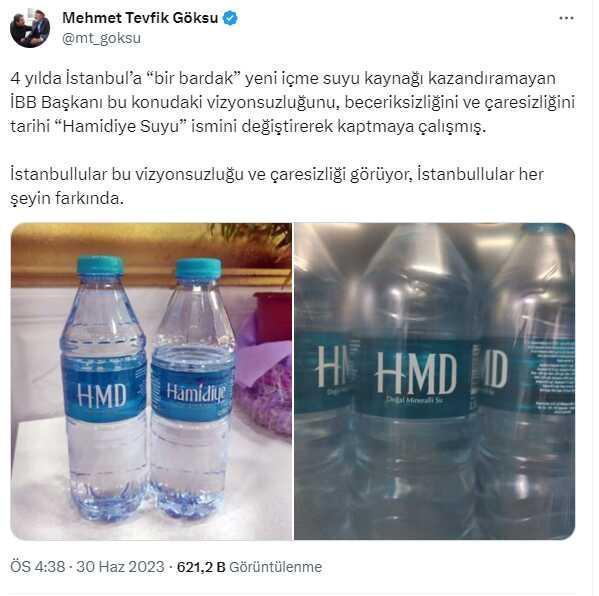 Hamidiye su ismi değişti mi? Hamidiye HMD mi oldu? Hamidiye su olayı nedir?