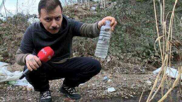 Demirtaş Deresi Kimyasal Atıklarla Turuncuya Boyandı