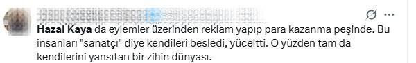 Yüzü olduğu marka üzerinden siyaset yapmaya kalkan Hazal Kaya linç yedi