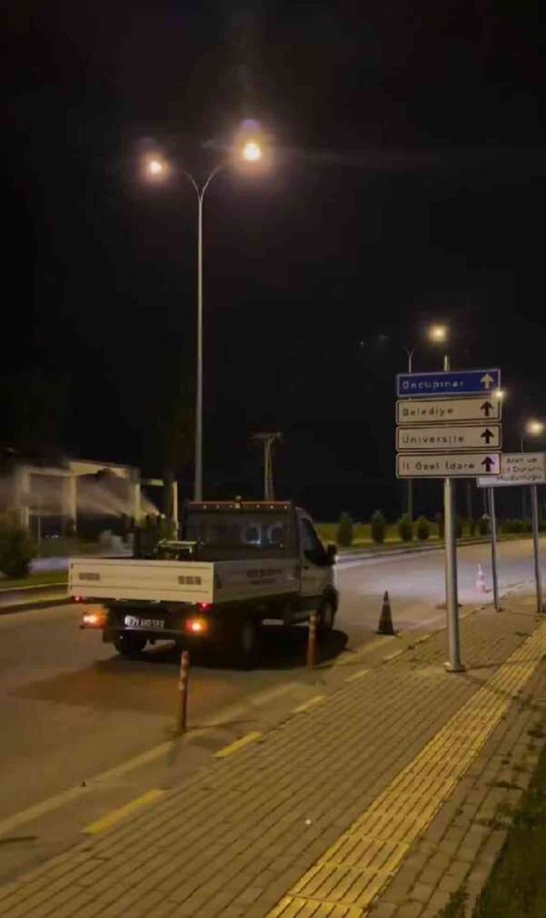 Vatandaşın talebine kayıtsız kalmadı! Direksiyona geçen belediye başkanı sinekleri ilaçladı