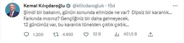 Kılıçdaroğlu'ndan 2. tur için gençlere çağrı: En büyük kazığı da size attılar