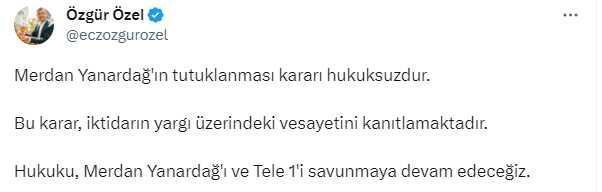 Kılıçdaroğlu, Yanardağ'ın tutuklanmasına tepki gösterdi