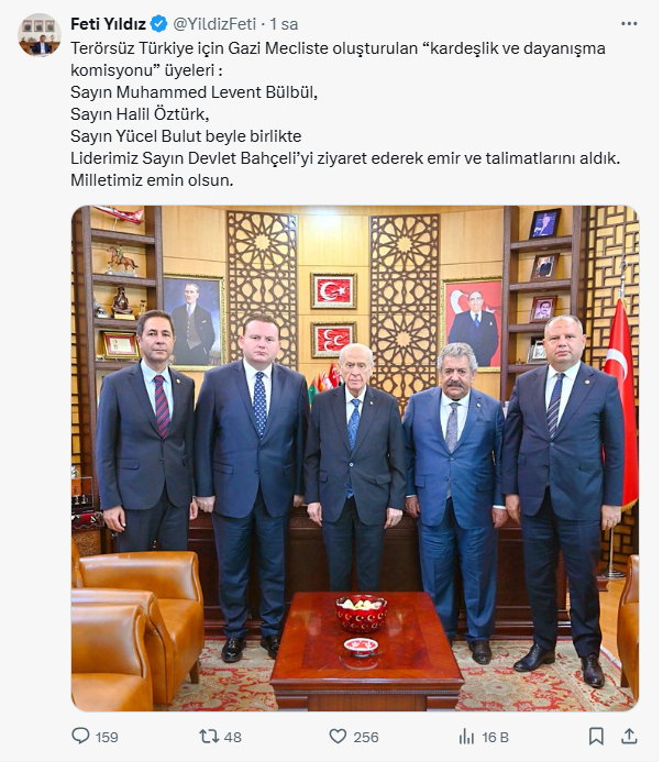 DEM Parti itiraz etti, MHP Terörsüz Türkiye komisyonunun ismini değiştirdi
