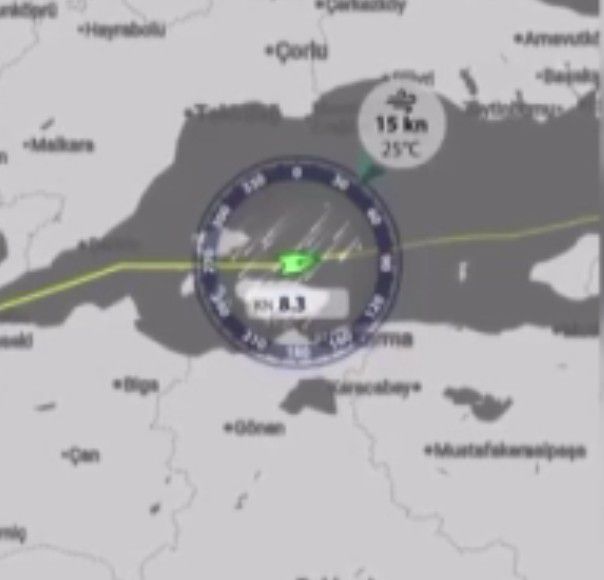 Şüpheli Kaptanın Kullandığı Geminin Görüntüleri Ortaya Çıktı