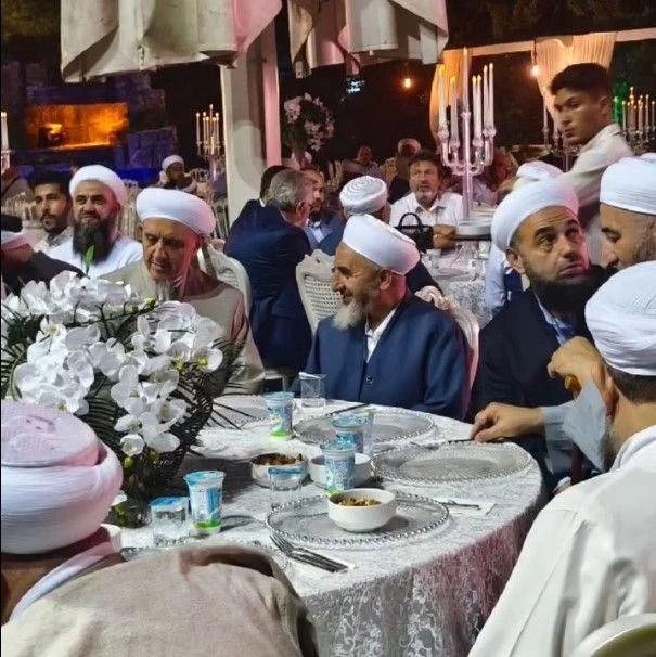 Cübbeli Ahmet Hoca'nın oğlu evlendi: İşte düğünden ilk görüntüler