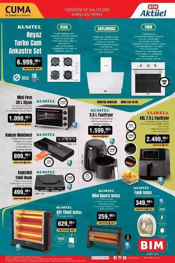 BİM AKTÜEL KATALOĞU 30 OCAK-2 ŞUBAT YAYINLANDI | BİM bu hafta katalog ürünleri neler? BİM'e gelecek ürünler ve BİM fiyat listesi!