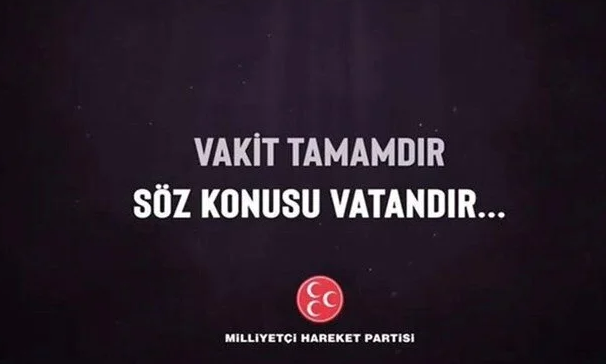 MHP 'vakit tamamdır' olayı nedir? MHP ne paylaştı?