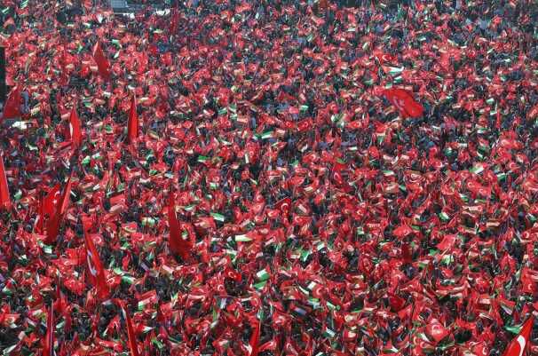 Filistin mitingine kaç kişi katıldı? 28 Ekim AK Parti'nin Büyük Filistin Mitingi'ne kaç kişi katıldı, kaç kişi vardı?