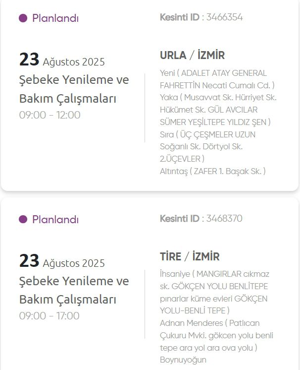 İzmir GEDİZ elektrik kesintisi! 23 Ağustos İzmir'de elektrik kesintisi ne zaman bitecek, elektrikler ne zaman gelecek?