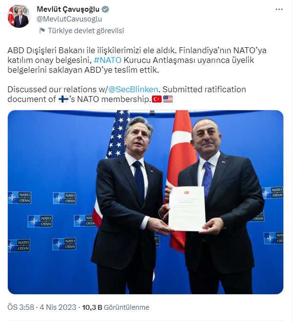 Son Dakika: Finlandiya, ittifakın 31. üyesi olarak NATO'ya katıldı