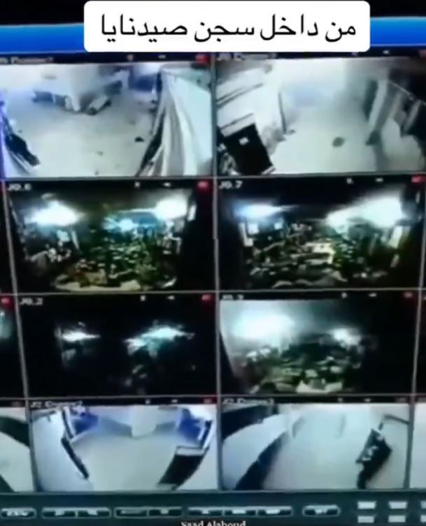Suriye'de idam edilen mahkumların cesetlerinin ezilmesi için kullanılan demir pres bulundu