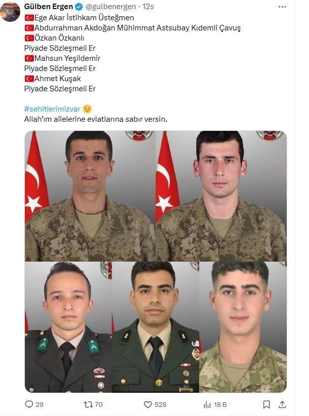 Pençe-Kilit Harekatı Bölgesinde Üzücü Olay