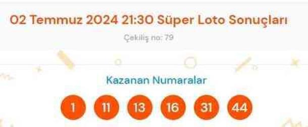 Süper Loto sonuçları açıklandı! 2 Temmuz Süper Loto kazanan numaralar neler? Süper Loto sonuçlarına ne zaman, nereden bakılır?