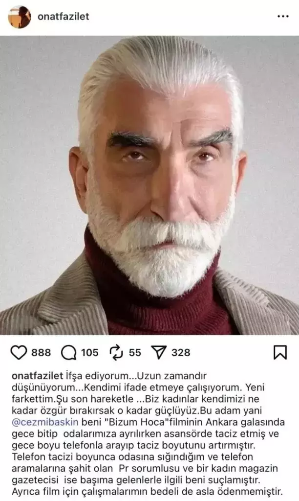 Cezmi Baskın'dan taciz iddiasına yanıt